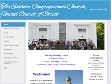 Tablet Screenshot of gorhamucc.org